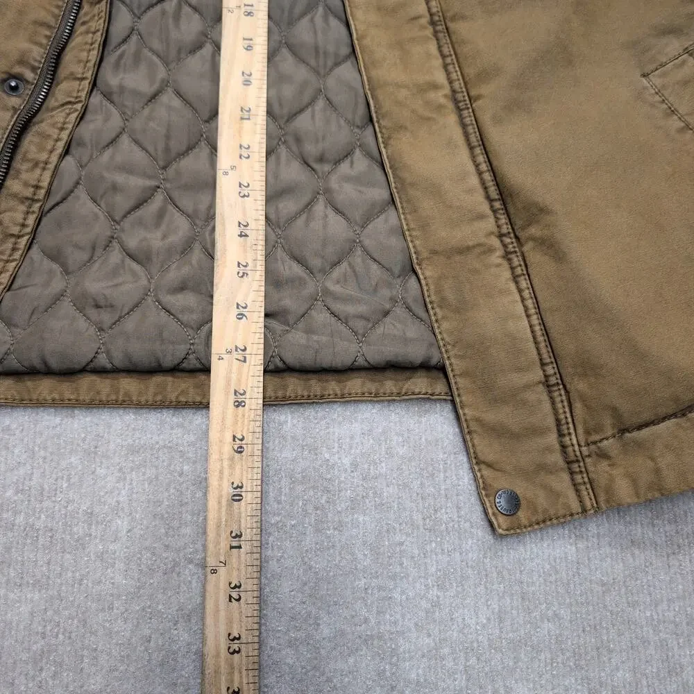 Levi's Men's Quilted Trucker Khaki Jacket Size XL Pockets